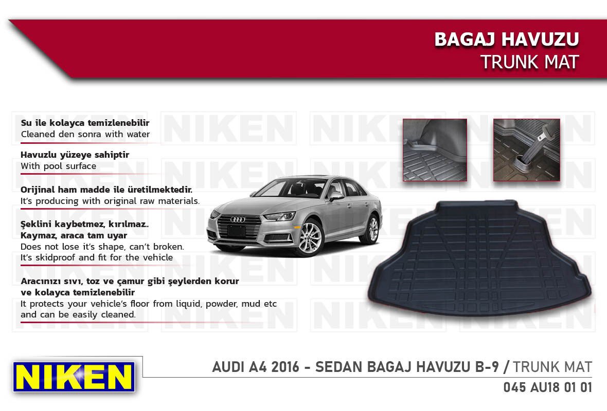 AUDI A4 2016 - SEDAN BAGAJ HAVUZU B-9
