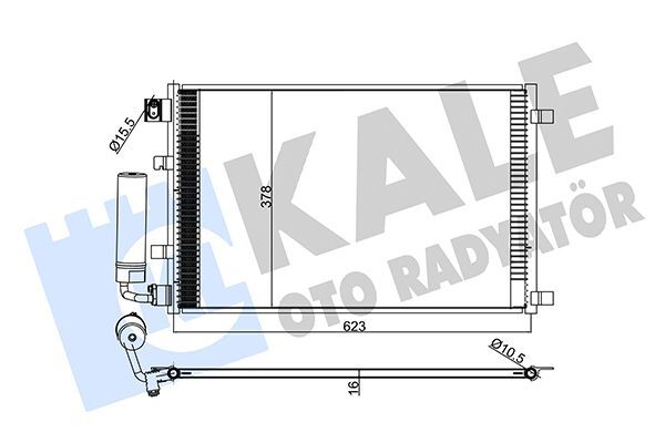 NISSAN QASHQAI (J10) 07-13 KLIMA RADYATÖRÜ 92100-JD000 KALE