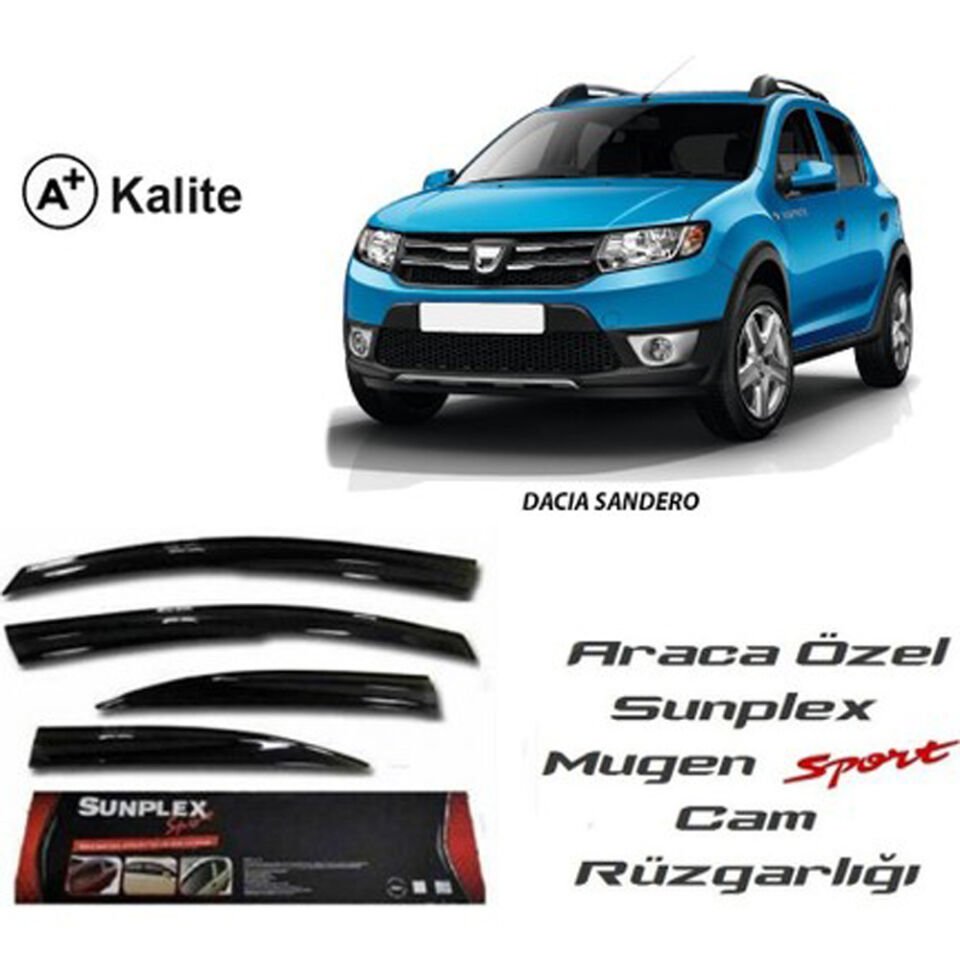 DACIA SANDERO STEPWAY MUGEN CAM RÜZGARLI ÖN-ARKA2008-2020