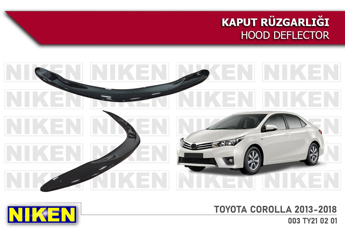 TOYOTA COROLLA 2013-2018 KAPUT RÜZGARLIĞI ECO