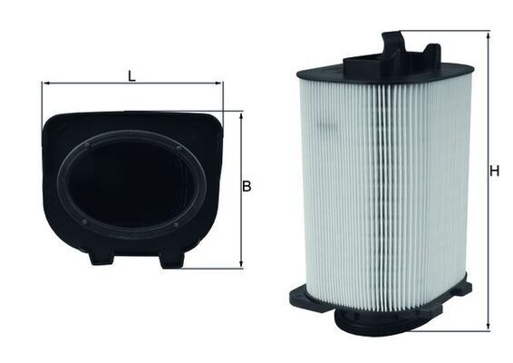 MERCEDES-BENZ W204-205-212-213-253-207-238 09- HAVA FILTRESI A2740940004 MAHLE