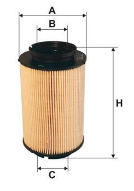 VOLKSWAGEN CADDY-PASSAT-GOLF5-A3-LEON 04- YAKIT FILTRESI 1K0127434A HENGST