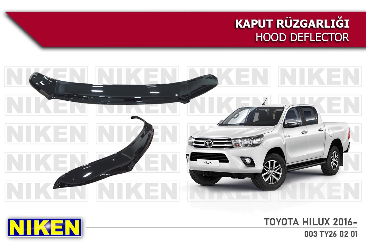 TOYOTA HILUX 2016- KAPUT RÜZGARLIĞI ECO