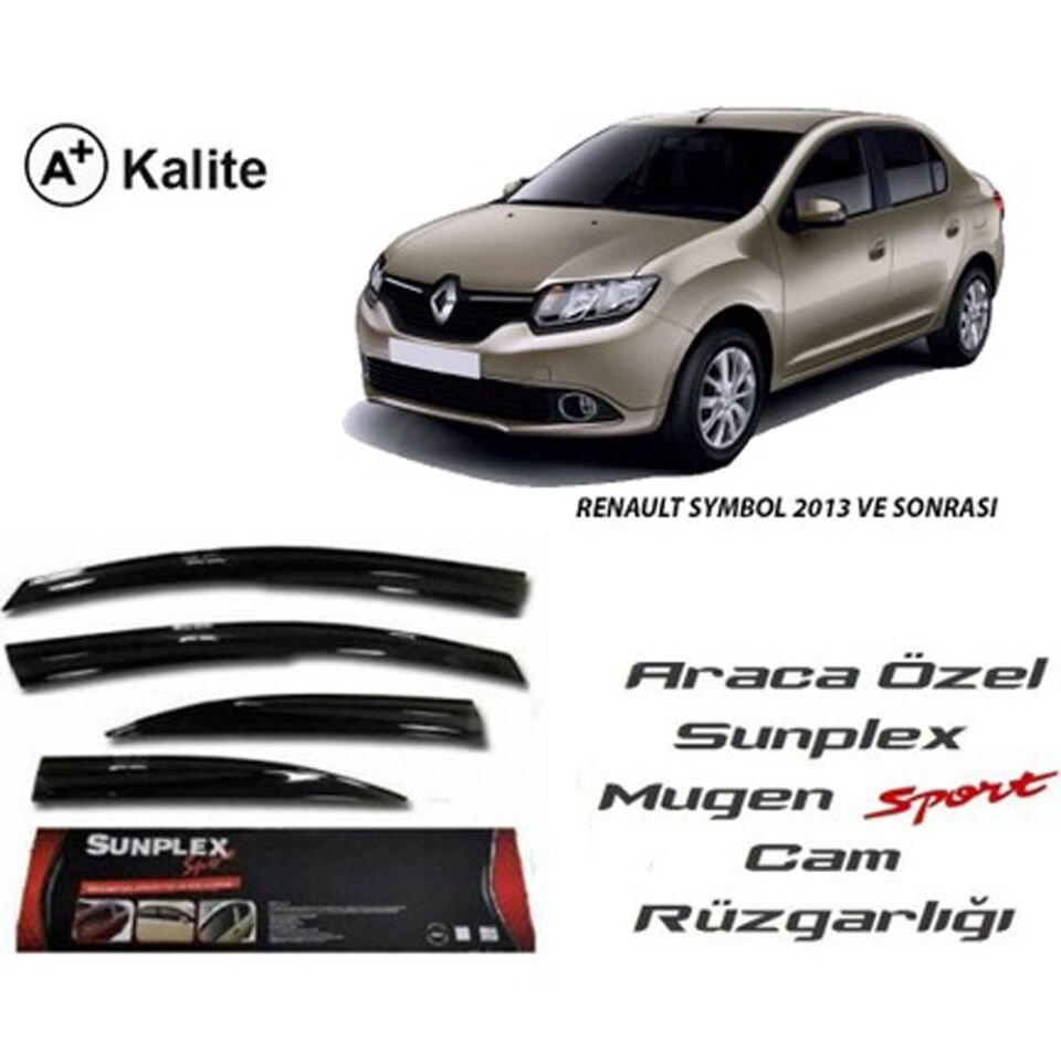 RENAULT SYMBOL 2013--> MUGEN CAM RÜZGARLIĞI ÖN-ARK