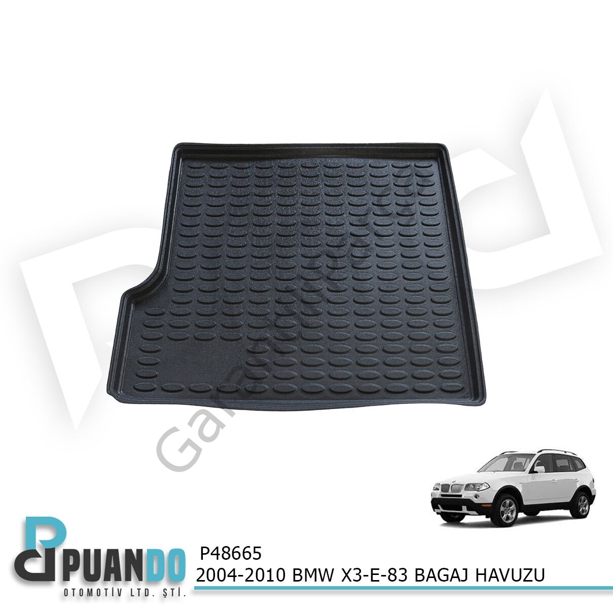 2004-2010 BMW X3-E-83 BAGAJ HAVUZU