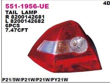 RENAULT MEGAN II 02-05 STOP LAMBASI SOL 8200142682 DEPO