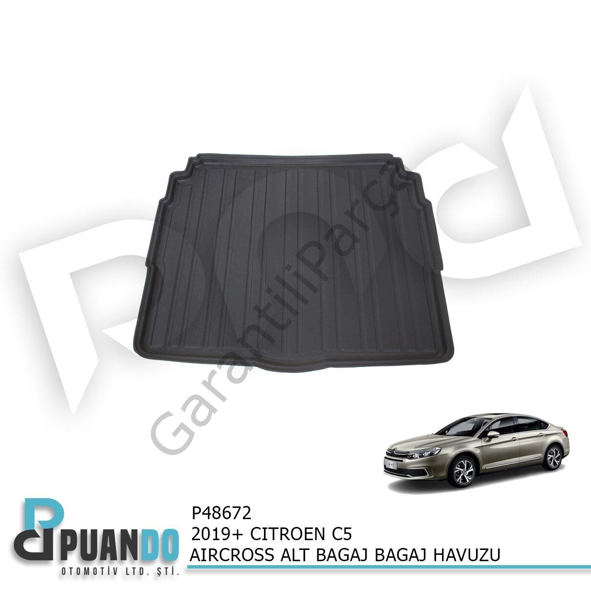 2019+ CITROEN C5 AIRCROSS ALT BAGAJ BAGAJ HAVUZU