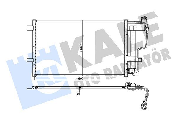 MAZDA 3 (BL) 09-13 KLIMA RADYATÖRÜ BBP2-61-480C KALE