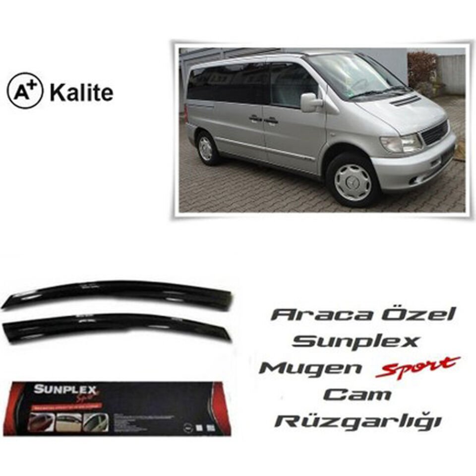 MERCEDES VITO 1996-2003 MUGEN SPORT CAM RÜZGAR.ÖN2prç