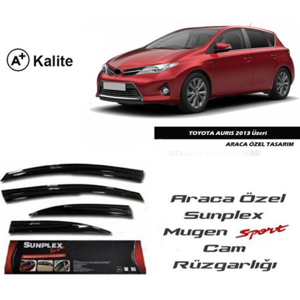 TOYOTA AURIS 2013---> MUGEN CAM RÜZGARLIĞI ÖN-ARKA
