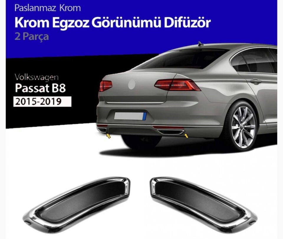 KROM EGZOZ KROMU PASSAT B8