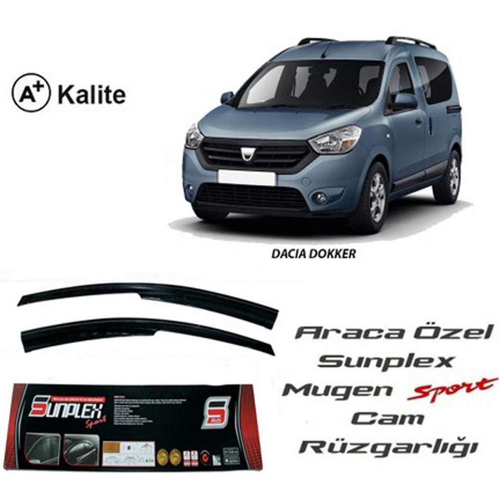 DACIA DOKKER MUGEN SPORT STYLE CAM RÜZGARLIĞI ÖN