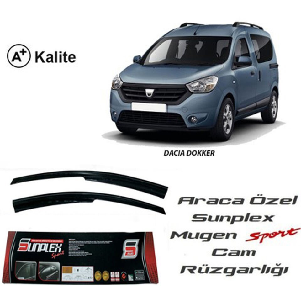 DACIA DOKKER MUGEN SPORT STYLE CAM RÜZGARLIĞI ÖN