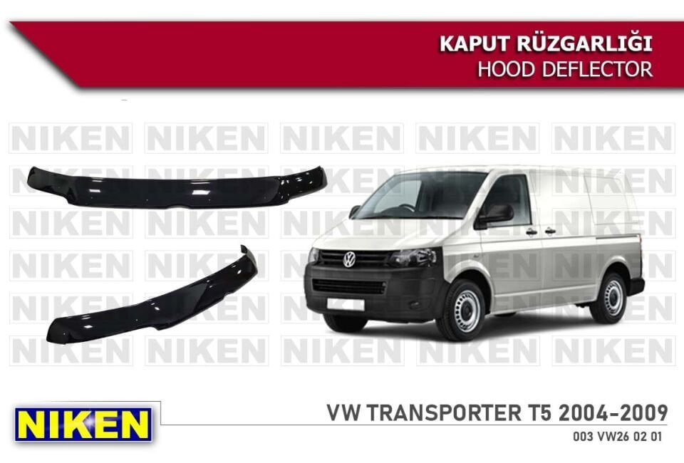 VW TRANSPORTER T-5 2004-2009 KAPUT RÜZGARLIĞI ECO