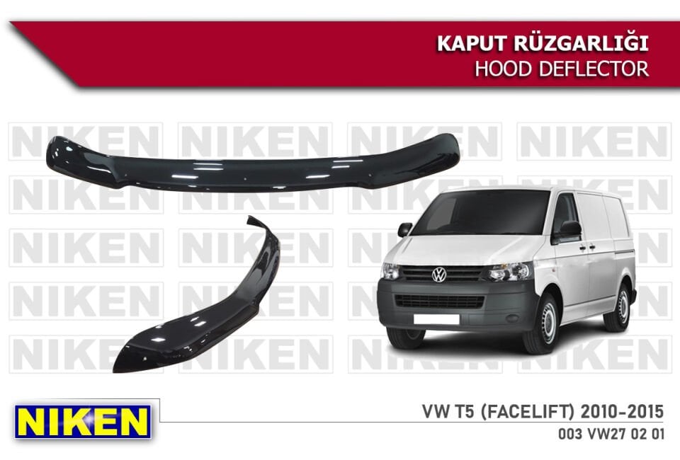 VW TRANSPORTER T-6 2009-2014 KAPUT RÜZGARLIĞI ECO