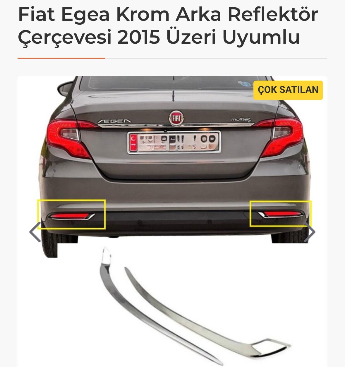 KROM ARKA REFLEKTÖR EGEA