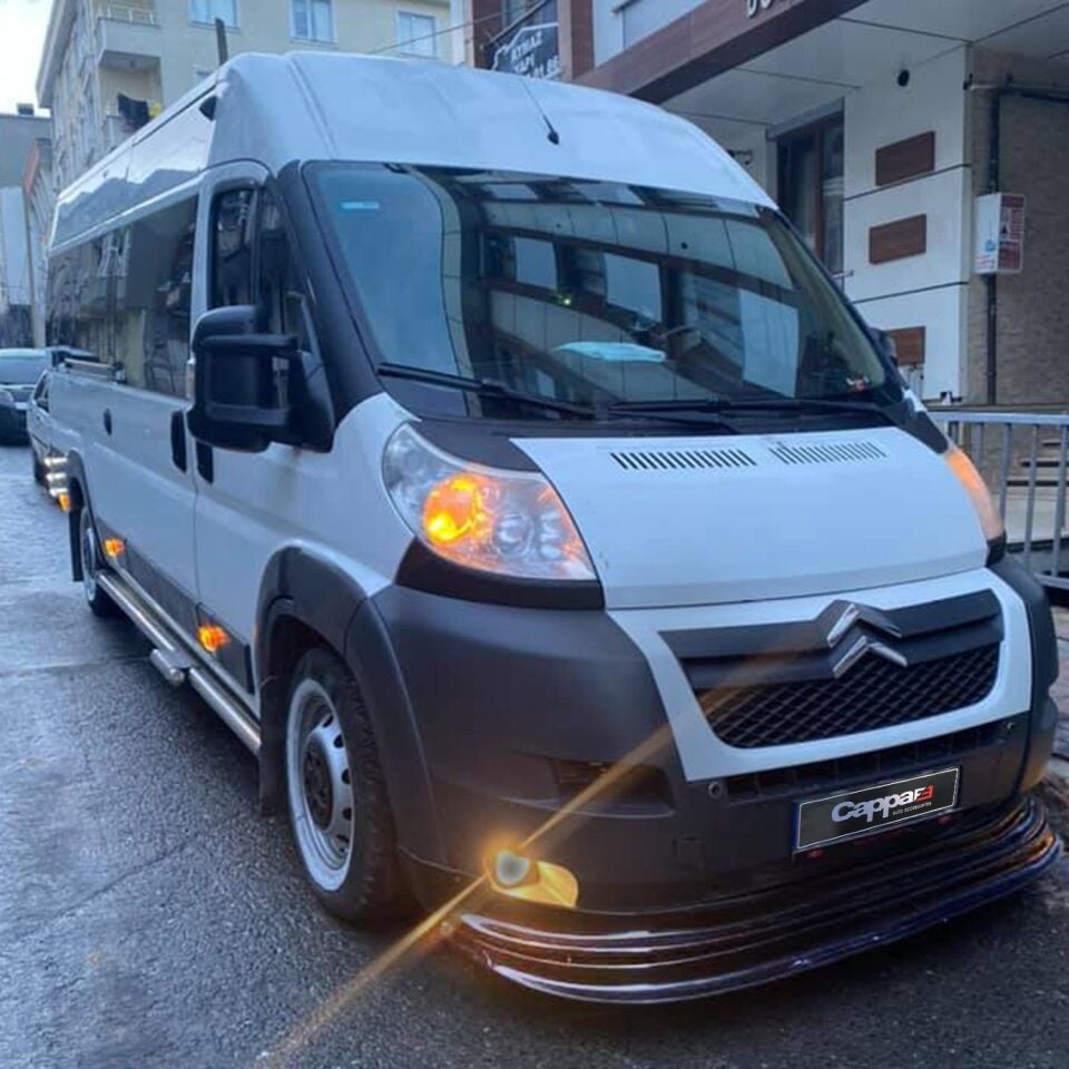 Citroen Jumper 2006-2014 Yılı Uyumlu Ön Tampon Lip Siyah