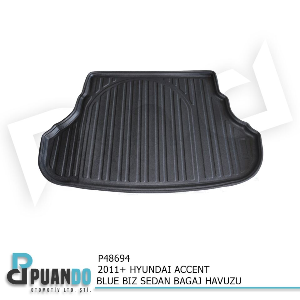 2011+ HYUNDAI ACCENT BLUE BIZ SEDAN BAGAJ HAVUZU