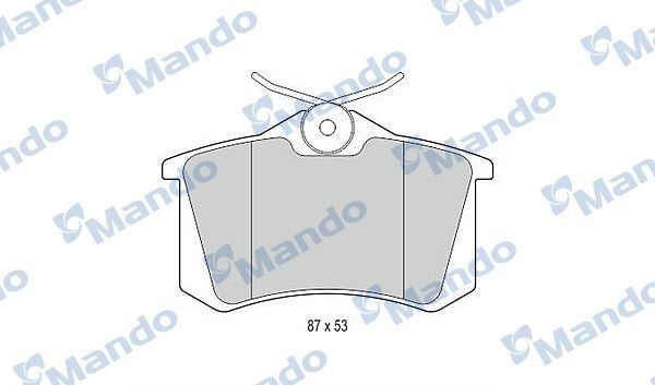 VOLKSWAGEN GOLF3-GOLF4-GOLF5-JETTA-PASSAT-A3-TOLEDO-OCTAVIA FREN BALATASI ARKA 1K0698451A