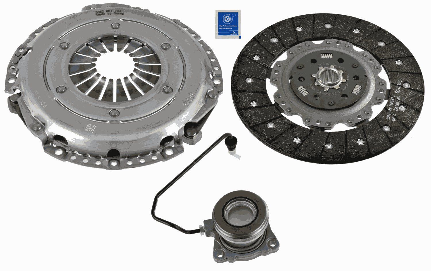 OPEL INSIGNIA A 09-17 DEBRIYAJ SETI 55581279 SACHS