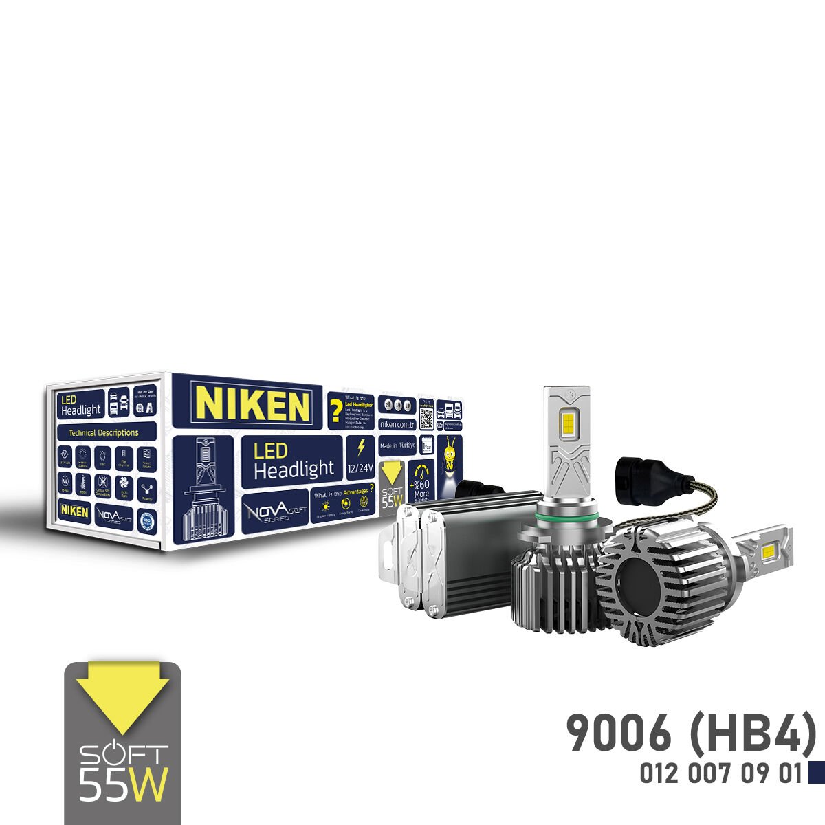 LED XENON NOVA SOFT SERİSİ 9006- HB4 (55W)