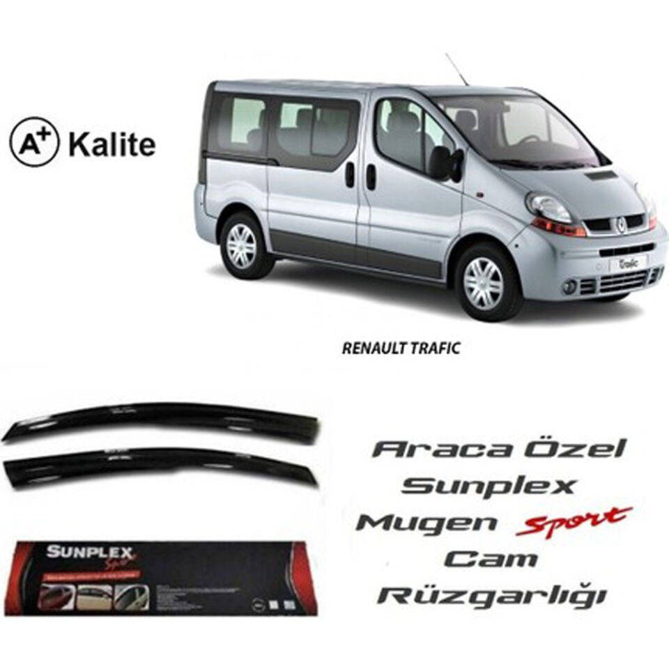 R.TRAFIC OPEL / VIVARO 03-14 MUGEN CAM RÜZGARLIĞI