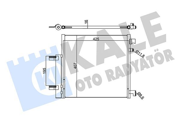 OPEL SPARK M300 10- KLIMA RADYATÖRÜ 95326120 KALE