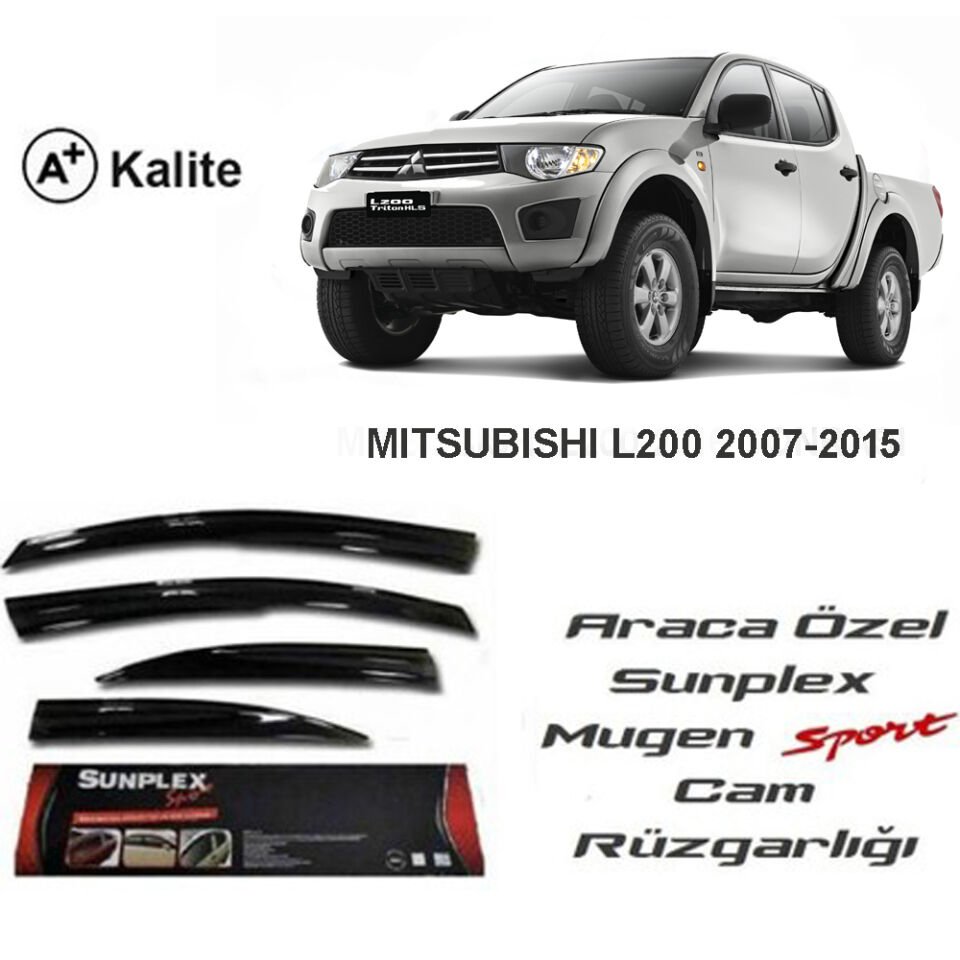 MITSUBISHI L-200 TRITION 2008-2015 MUGEN RÜZGARLIK4prç