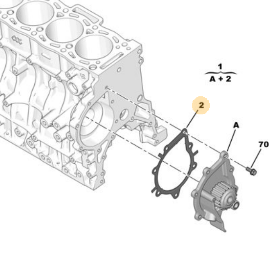 PEUGEOT 407/508 04- DEVIRDAIM CONTASI OE-PSA
