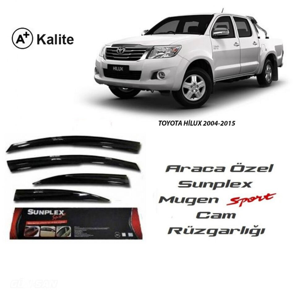 TOYOTA HILUX SPORT MUGEN CAM RÜZGARLIĞI 2004-2015