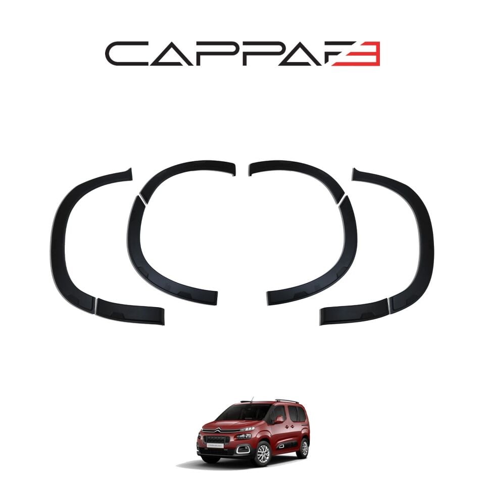 Citroen Berlingo 2019- Yılı ve Sonrası Uyumlu Çamurluk Dodik 8 Parça