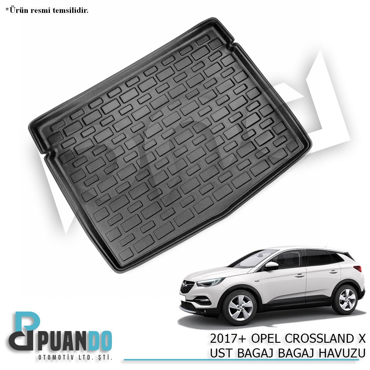 2017+ OPEL CROSSLAND X UST BAGAJ BAGAJ HAVUZU