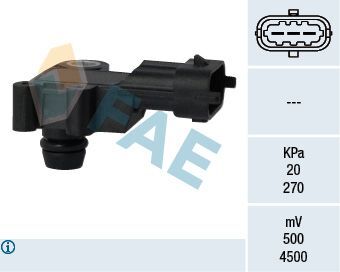 OPEL ASTRA H vb. 09- MAP SENSÖRÜ 1238269 FAE