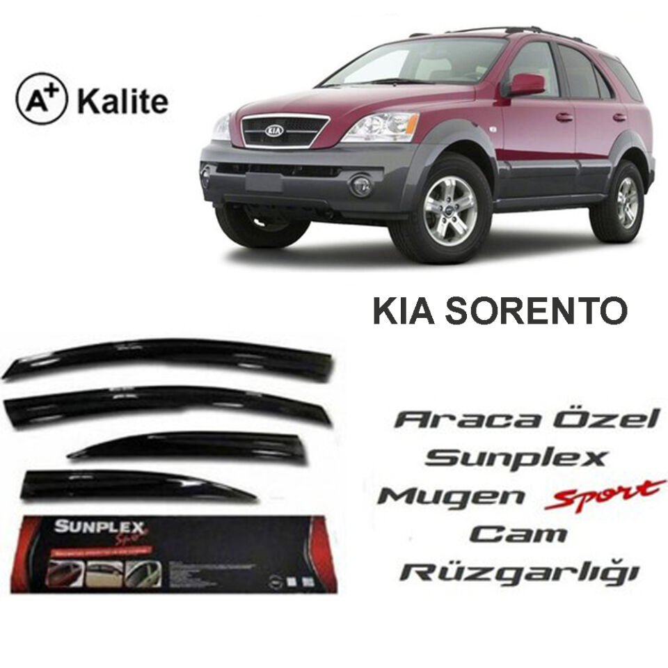 KIA SORENTO 2007-2014 MUGEN CAM RÜZGARLIĞI