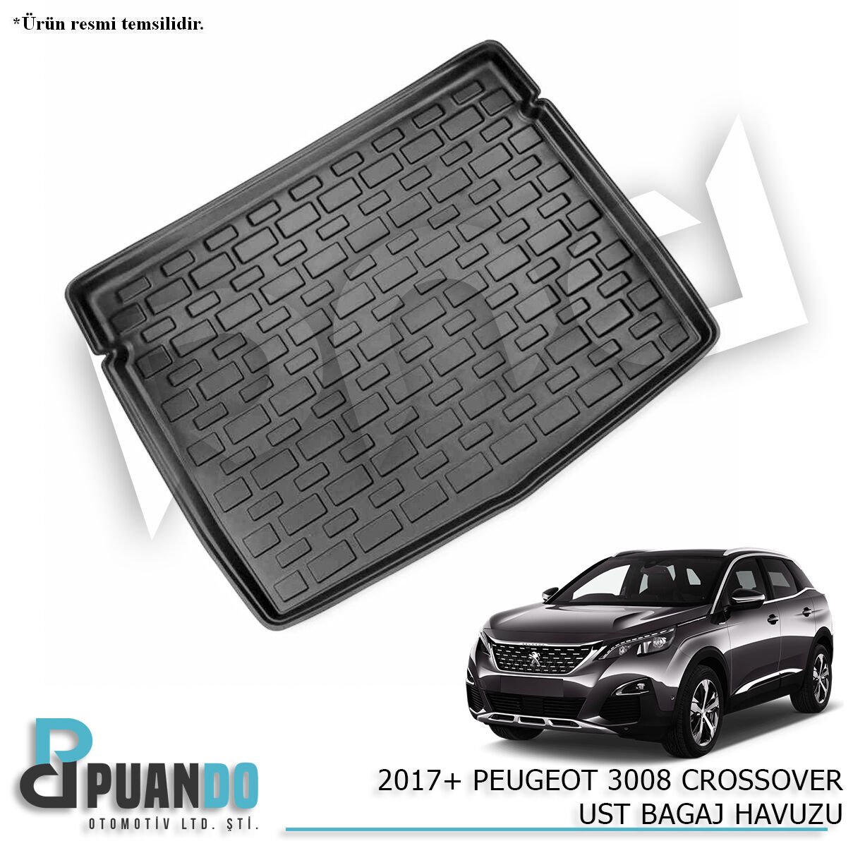 2017+ PEUGEOT 3008 CROSSOVER UST BAGAJ HAVUZU