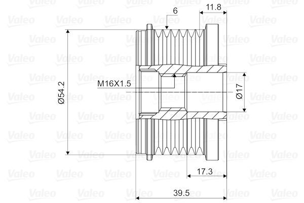 FORD FIESTA/FUSION 02-08 ALTERNATÖR KASNAGI 2S6T 10300 ** INA