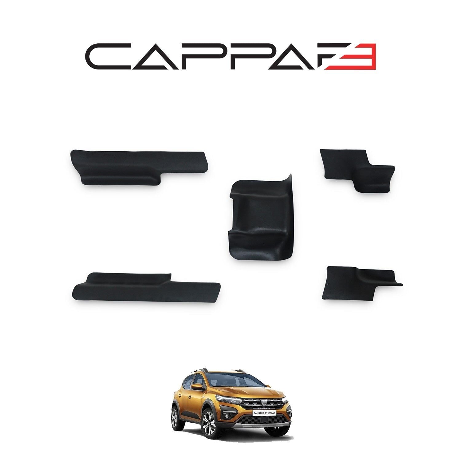 Dacia Sandero 2021- Yılı ve Sonrası Uyumlu İç Trim 5 Parça