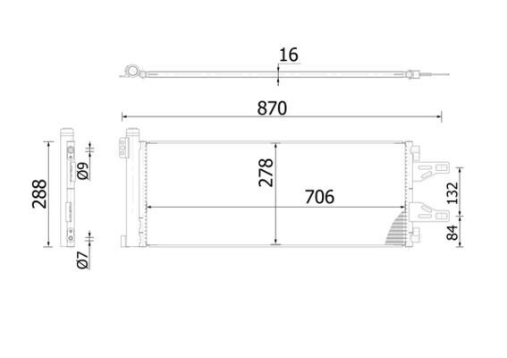 FIAT DUCATO III-BOXER III-JUMPER III 07- KLIMA RADYATÖRÜ 1361235080 /1610161680 BEHR