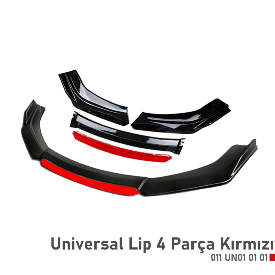 UNIVERSAL TAMPON ALTI LİP 4 PARÇA KIRMIZI