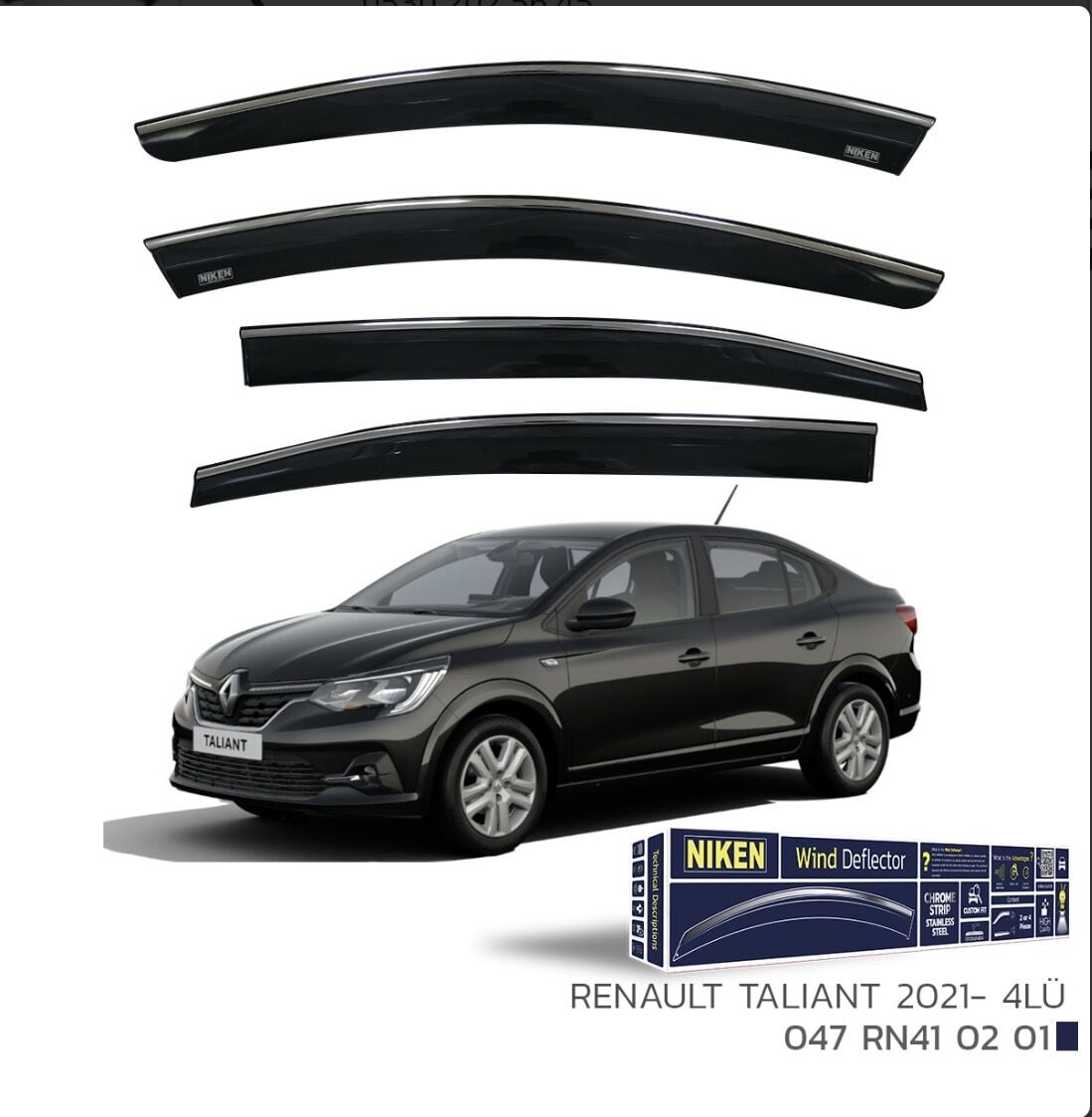 CHROME CAM RÜZGARLIĞI TALİANT 2021- NIKEN