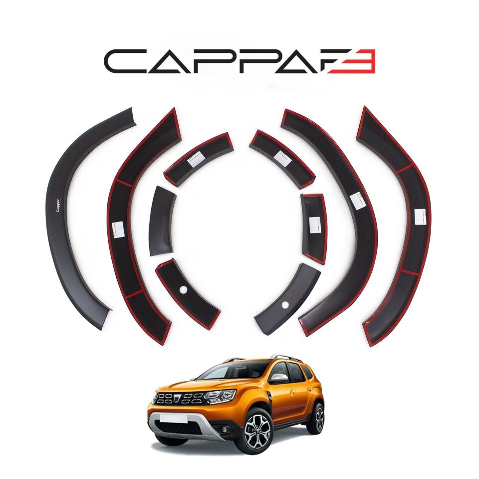 Dacia Duster 2018-2024 Yıl Aralığı Uyumlu Çamurluk Dodik 8 Parça