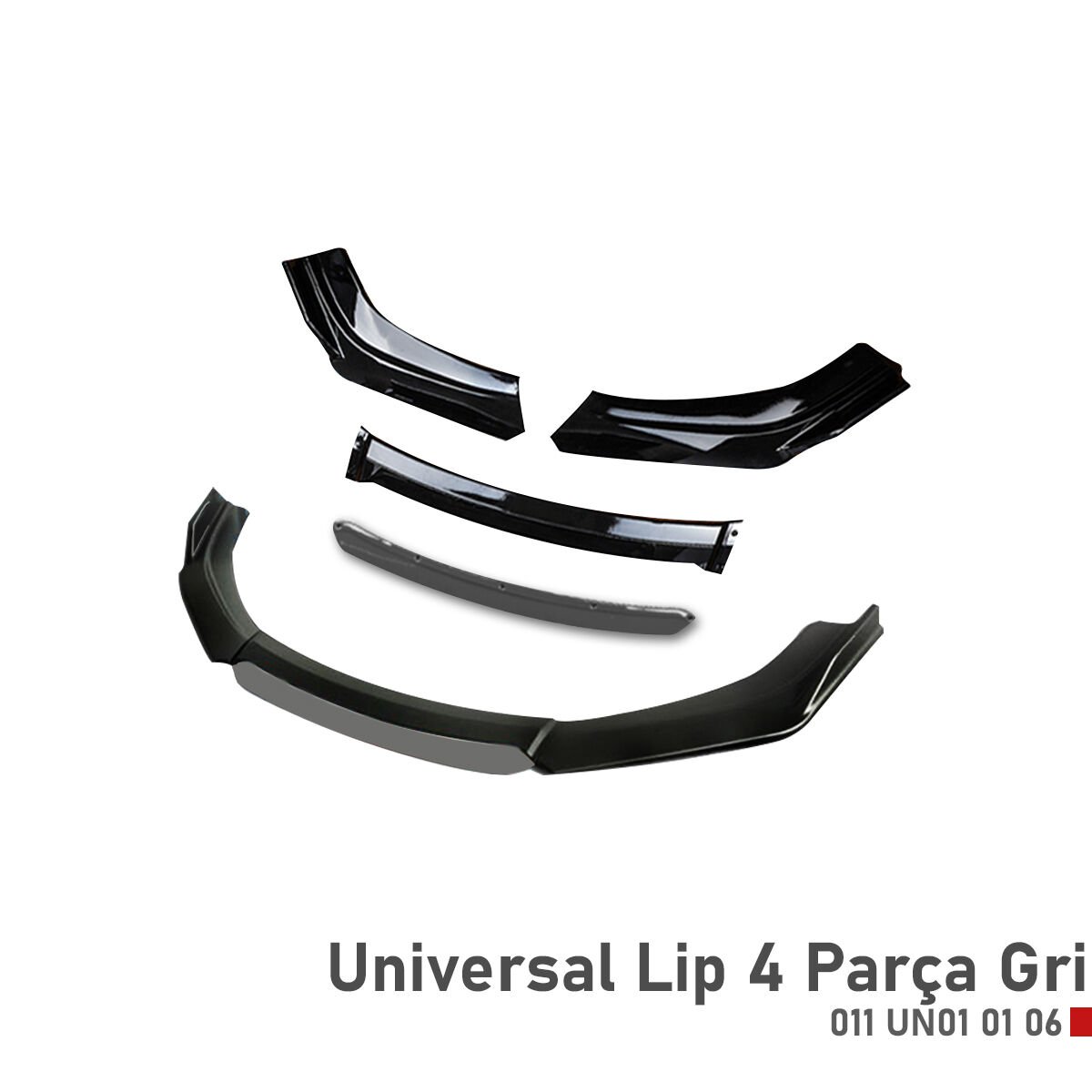 UNIVERSAL TAMPON ALTI LİP 4 PARÇA GRİ