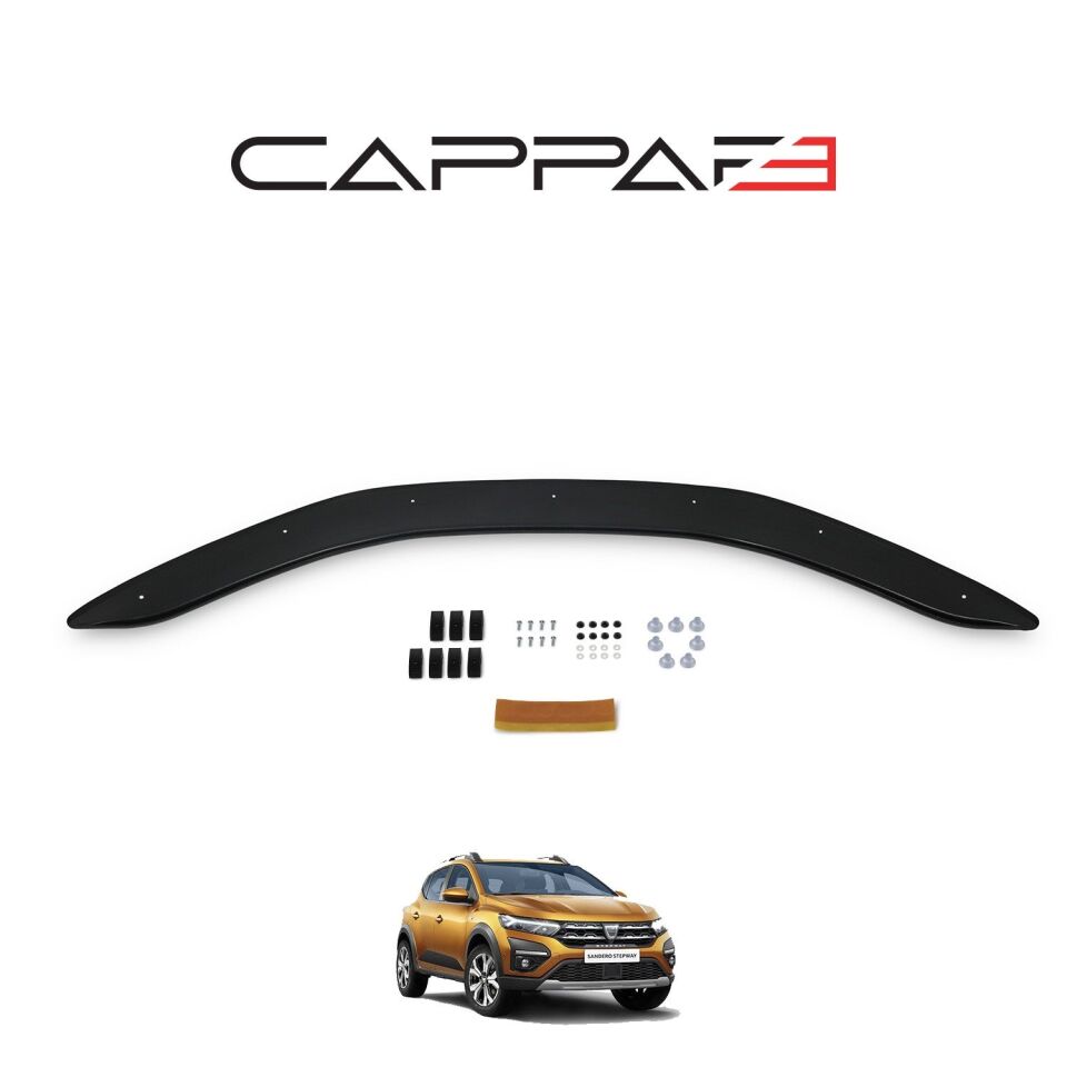 Dacia Sandero 2021- Yılı ve Sonrası Uyumlu Kaput Rüzgarlığı 4mm