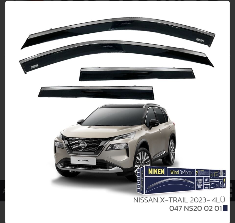 CHROME CAM RÜZGARLIĞI X-TRAİL 2023- NIKEN