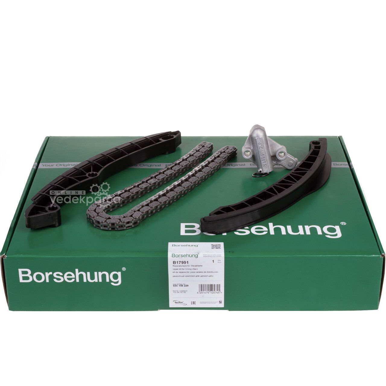 FORD CONNECT/FOCUS 02- EKSANTRIK ZINCIR SETI 2M5Q 6P250 AB INA