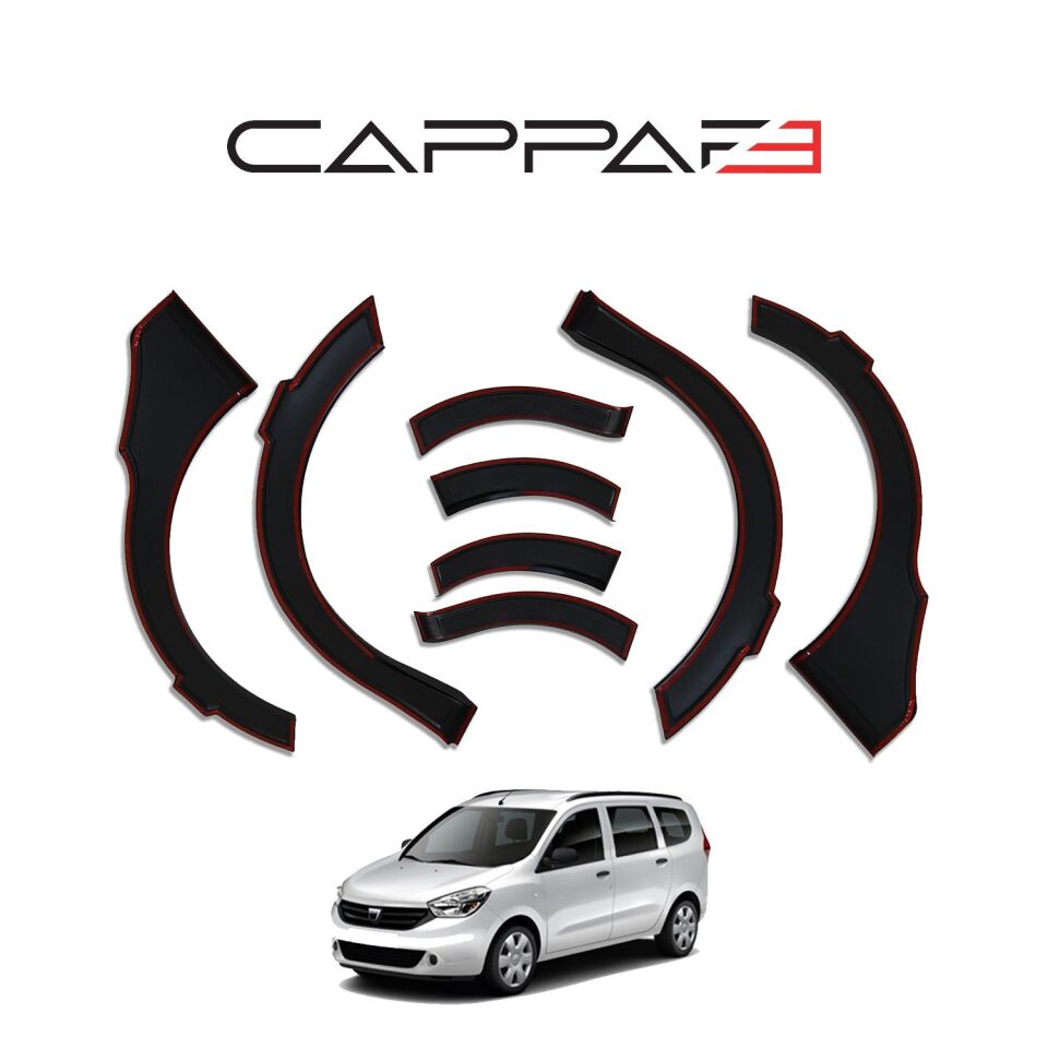 Dacia Lodgy 2013- Yılı ve Sonrası Uyumlu Çamurluk Dodik 8 Parça