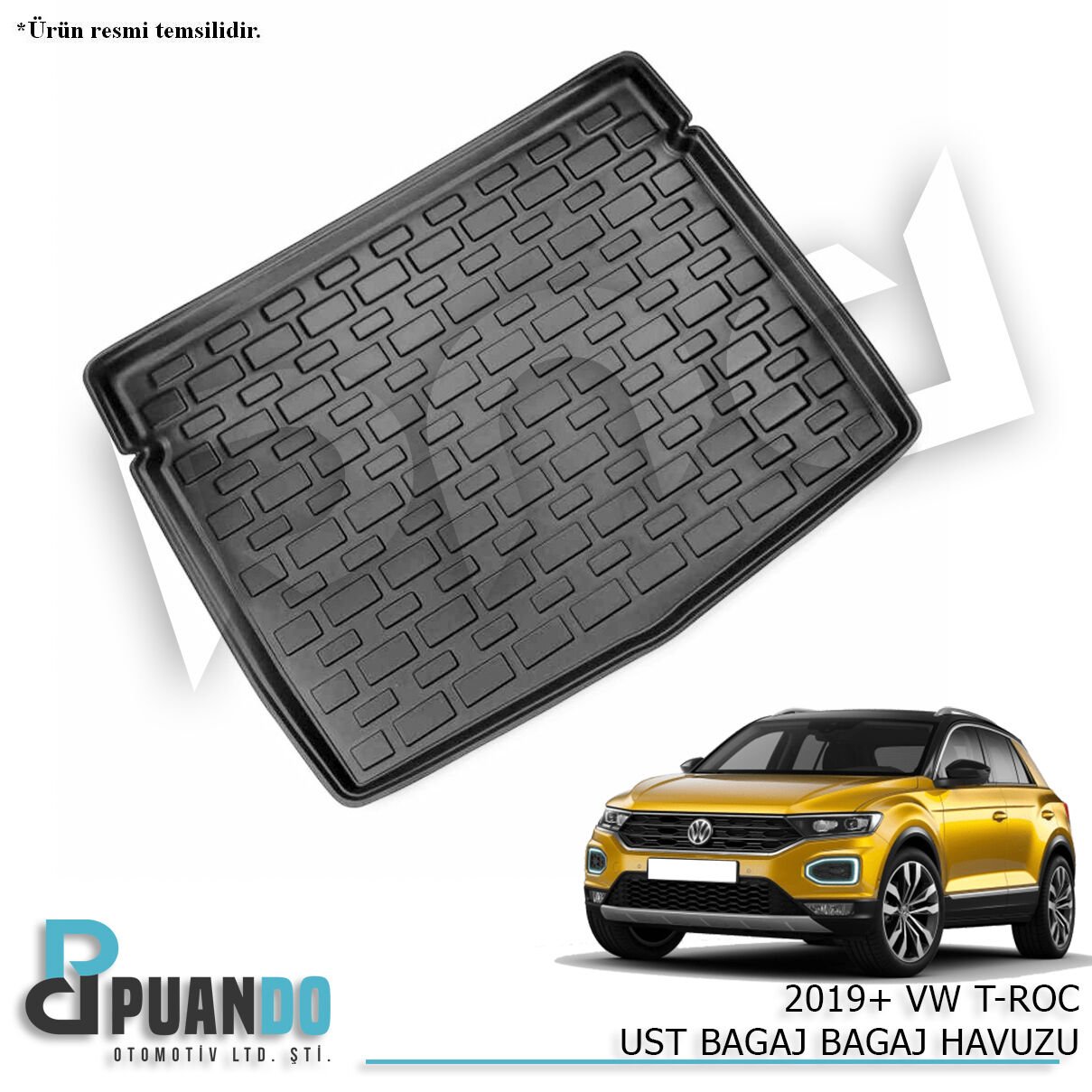 2019+ VW T-ROC UST BAGAJ BAGAJ HAVUZU