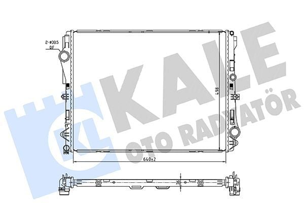 MERCEDES-BENZ W213-222-X253-238-447-VITO 13- SU RADYATÖRÜ A0995003303 KALE