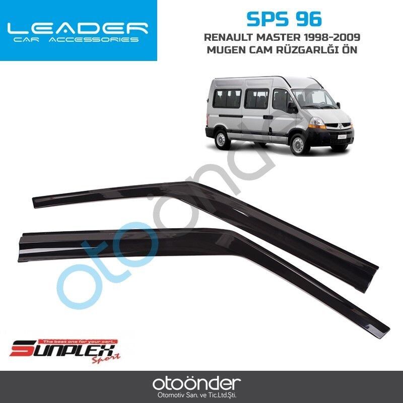 RENAULT MASTER 1998-2009 MUGEN CAM RÜZGARLĞI ÖN