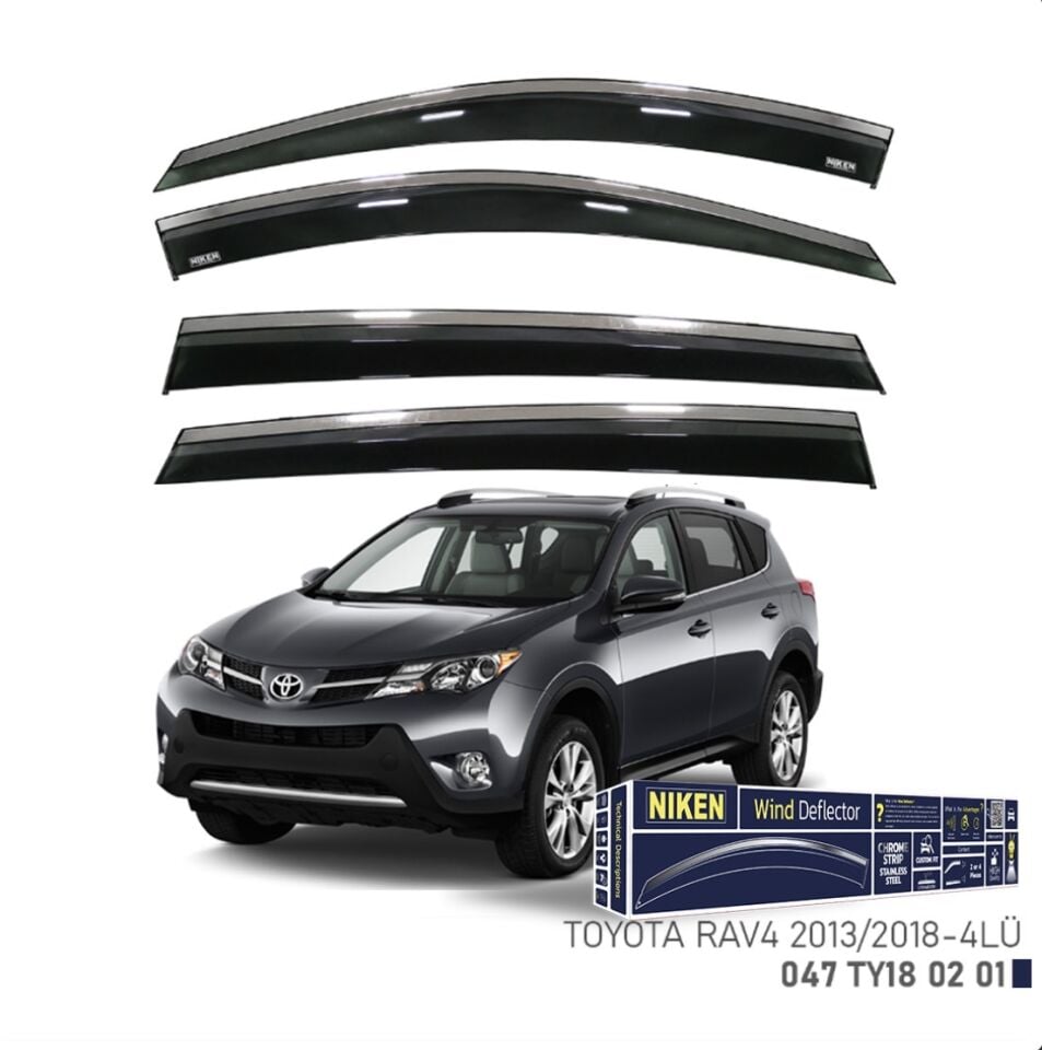 CHROME CAM RÜZGARLIĞI RAV4 2013- NIKEN